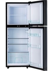 136Lt 12-24V Marin Karavan Kompresörlü Buzdolabı Temperli Cam Kapak Limited Edition Siyah