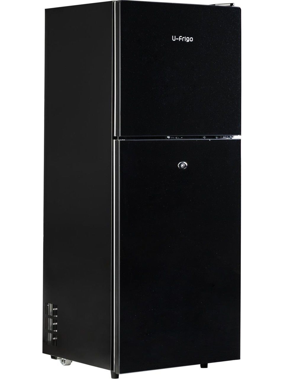 136Lt 12-24V Marin Karavan Kompresörlü Buzdolabı Temperli Cam Kapak Limited Edition Siyah