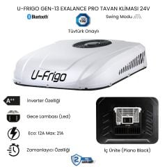 U-Frigo GEN-13 Exalance Pro Araç Tavan Kliması Bluetootlu 12/24V