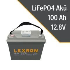 Lexron 100AH 12.8V Lityum Akü