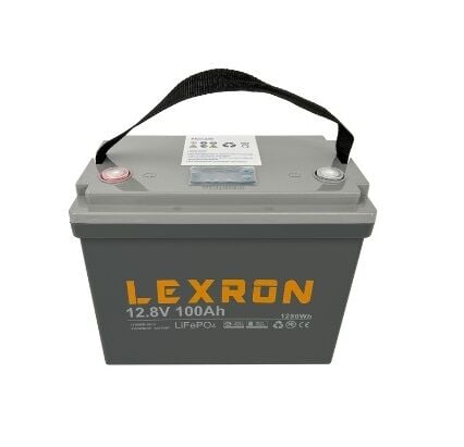 Lexron 100AH 12.8V Lityum Akü