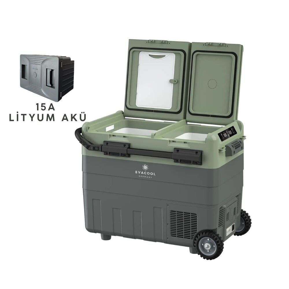 Eva HB 50 12/24V Hybrid Mobil Buzdolabı 50 Litre (AKÜLÜ)