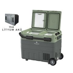 Eva HB 50 12/24V Hybrid Mobil Buzdolabı 50 Litre (AKÜLÜ)