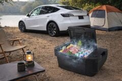 Tesla Model Y Uyumlu 35 Litre 12/24/220V Kompresörlü Taşınabilir Buzdolabı