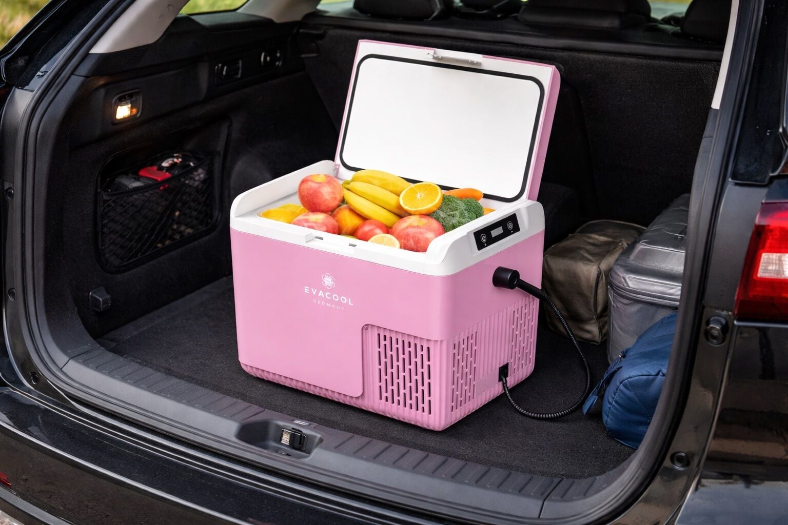 Evacool G20 18 Litre 12/24V Kompresörlü Mobil Araç Buzdolabı Pembe