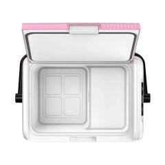 Evacool G20 18 Litre 12/24V Kompresörlü Mobil Araç Buzdolabı Pembe